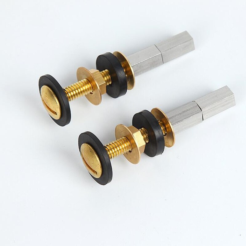 Toilet bolt sets water tank fitting screw set bathroom Accessory Repairing Tools copper water tank fastner parts copper one pair