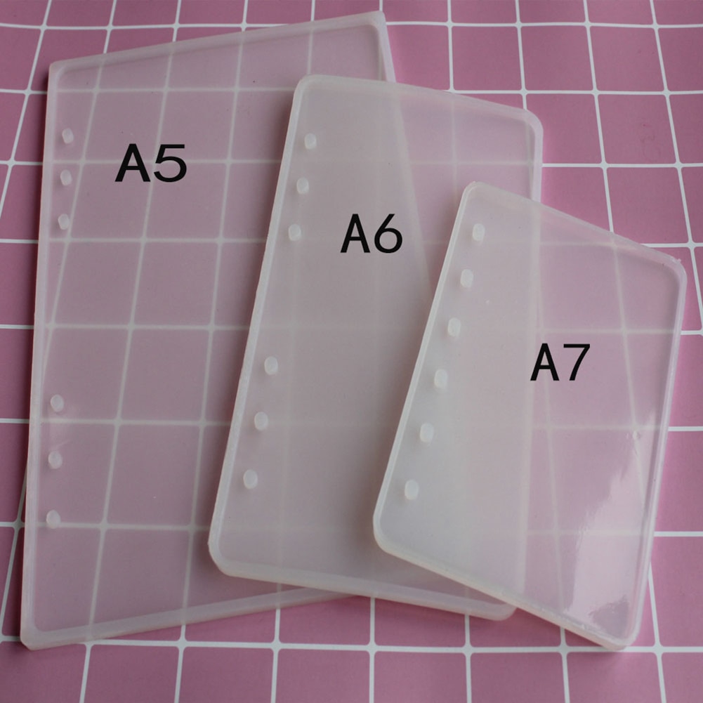 A7/A6/A5 Notebook Shape Silicone Mold Diy Hars Boek Mold Crystal Epoxy Silicome Mold Transparant Boek