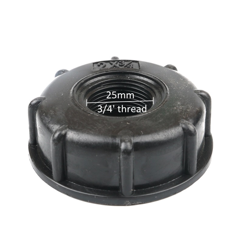1/2" 3/4" 1" 2 inch Thread IBC Tank Adapter Tap Connector Water Tank Fitting For Home Garden Water Connectors: 3l4 inch