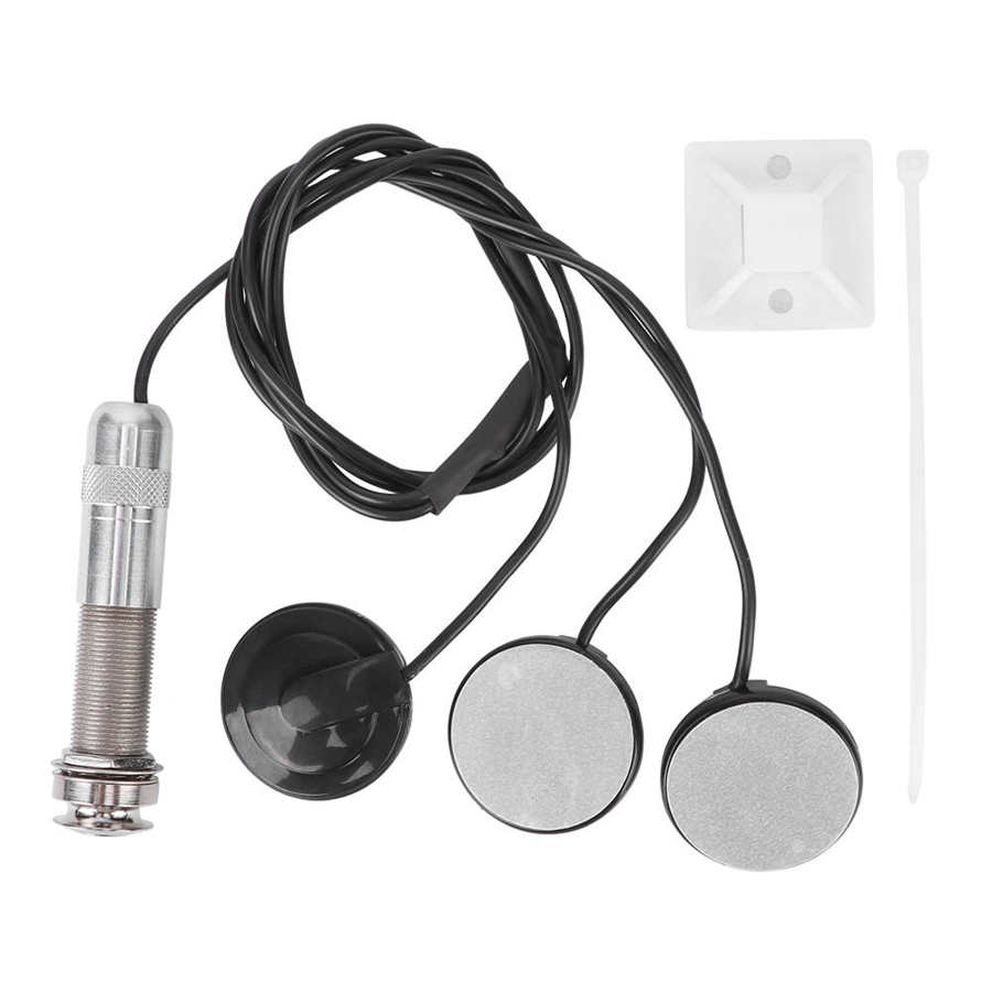 Piezo Pickup Transducer 3 Sensoren Voor Gitaar Ukulele Muziekinstrument Accessoires 6.35Mm Gitaar Pickup