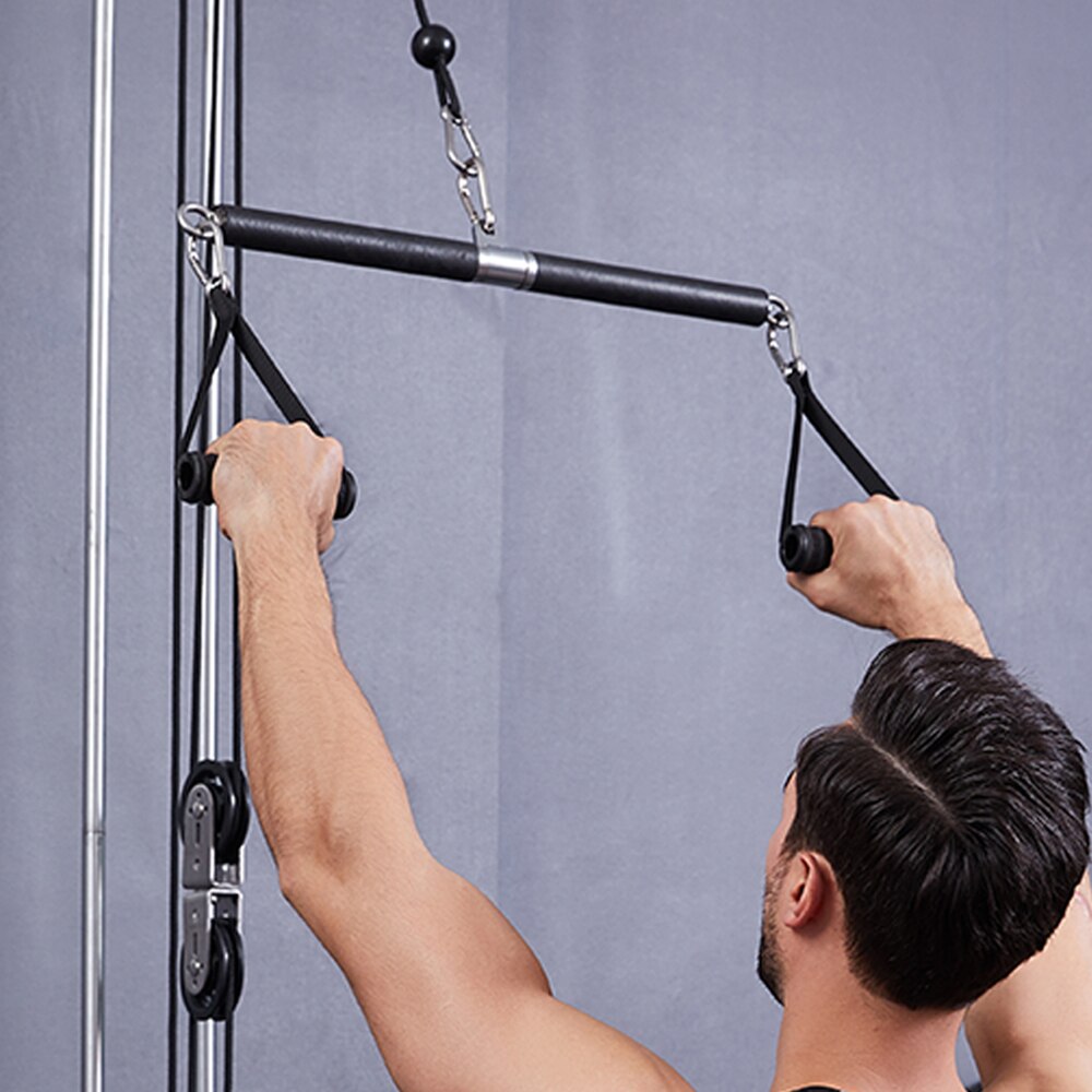 Fitness Triceps Biceps Back Blaster Rope LAT Pull Down Bar Cable Machine Attachment Gym Weight Chest Muscle Workout Accessories