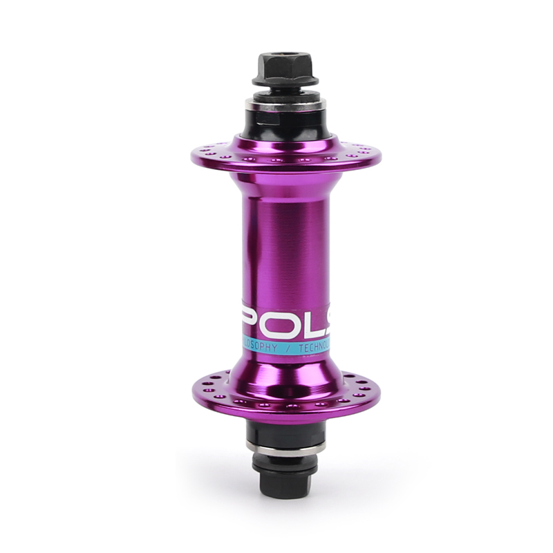 POLSO BH002F BMX Cubo dianteiro de bicicleta alumínio Aolly 36 furos 2 rolamentos Cubo de bicicleta: Vermelho