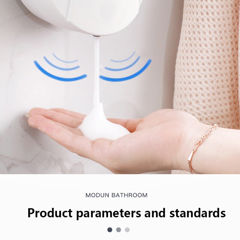 Wall-mounted Smart Sensor Soap Dispenser Non-contact Hand Sanitizer Liquid Gel Storage Soap Dispenser 550ml