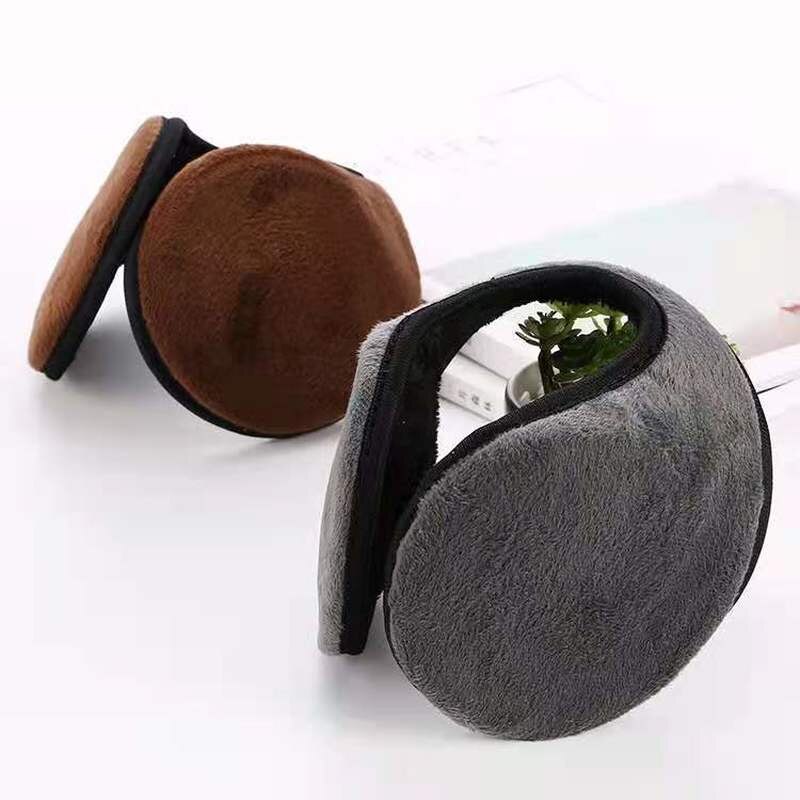 Winter Unisex Men and Women Fleece Warmer Earmuff Warm Plush Cloth Ear Muffs Soft Earmuffs Men's Winter Ear Cover Protector