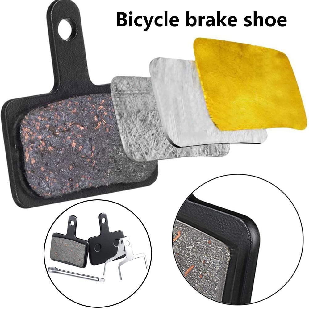 Disc Brake Pads Hydraulic 4 Pairs Semi-Metallic Bicycle Easily Installation Personal Bicycle Parts for BR-M375 M445 M446