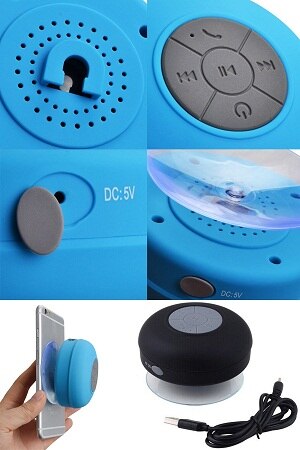 Binbirreyon Bluetooth Speaker Handsfree Praten Douche Type Ipx4 Waterdicht