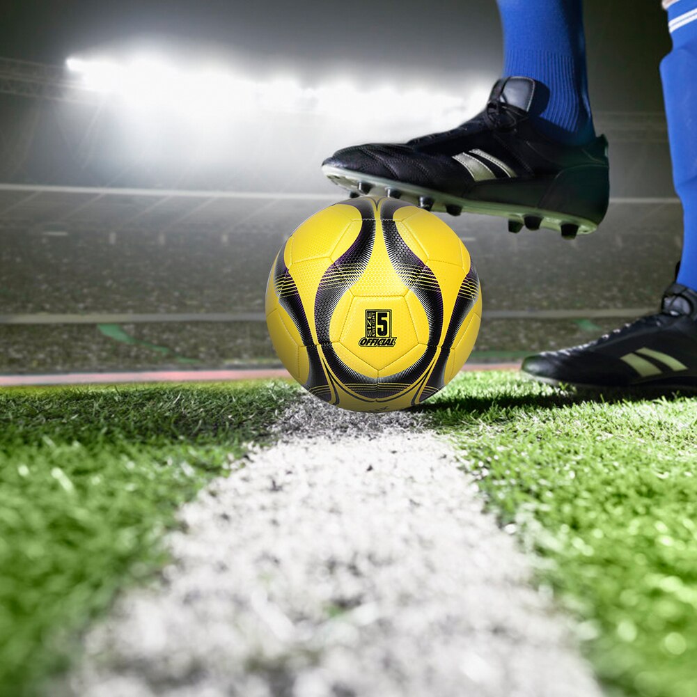 Sports League Training Balls Size 5 Football Anti-crack Soccer Teams Match Training Balls for Student Adults