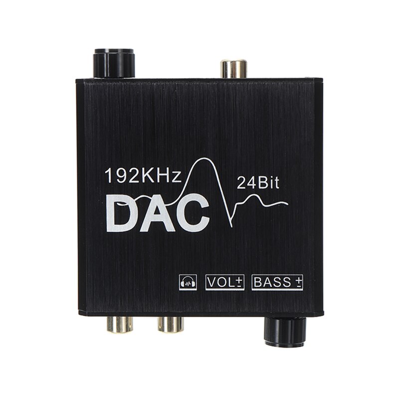 192kHz Digital Optical Coaxial Toslink to Analog Audio Converter Adapter RCA L/R Toslink to Analog Stereo Convertor