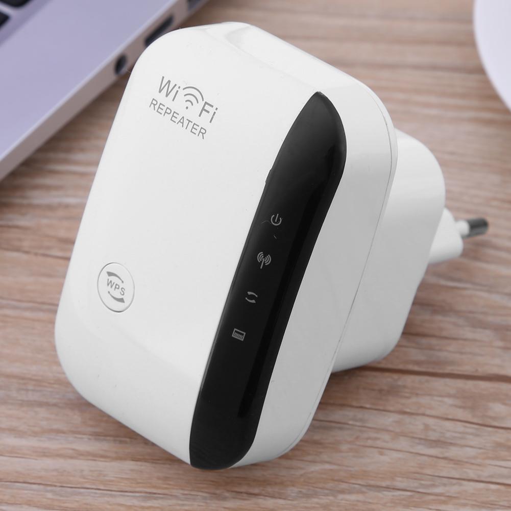 Trådløs wifi repeater wifi rækkevidde router wi-fi signalforstærker 300 mbps aluminiumslegering mini bærbar eu til hjemmekontor