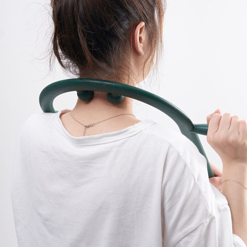 Deep pressure point massage tool body back massage trigger point self massage stick body muscle relax back massage stick neck
