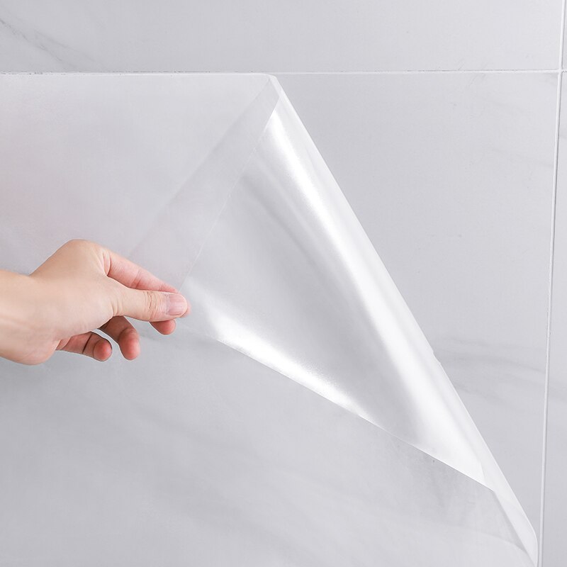 60CM * 90CM Öl nachweisen Wasserdichte Zauberstab Aufkleber Tapete Küche Schrank Backsplash Zauberstab transparent Selbst-Klebstoff Film