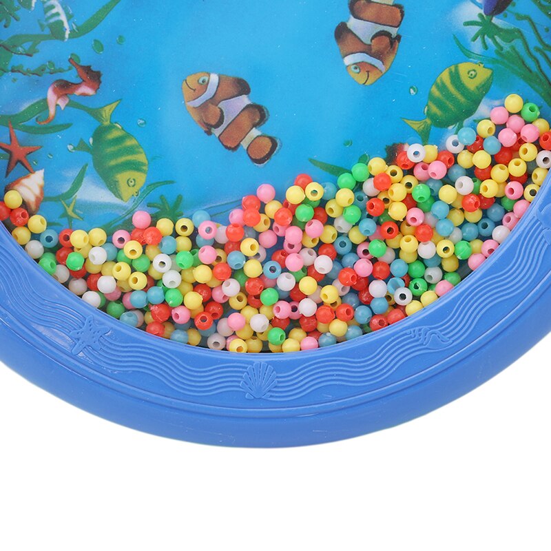 Kids Houten Muzikaal Speelgoed Ocean Wave Bead Drum Gentle Sea Sound Muzikale Educatieve Tool Speelgoed Voor Baby Kinderen