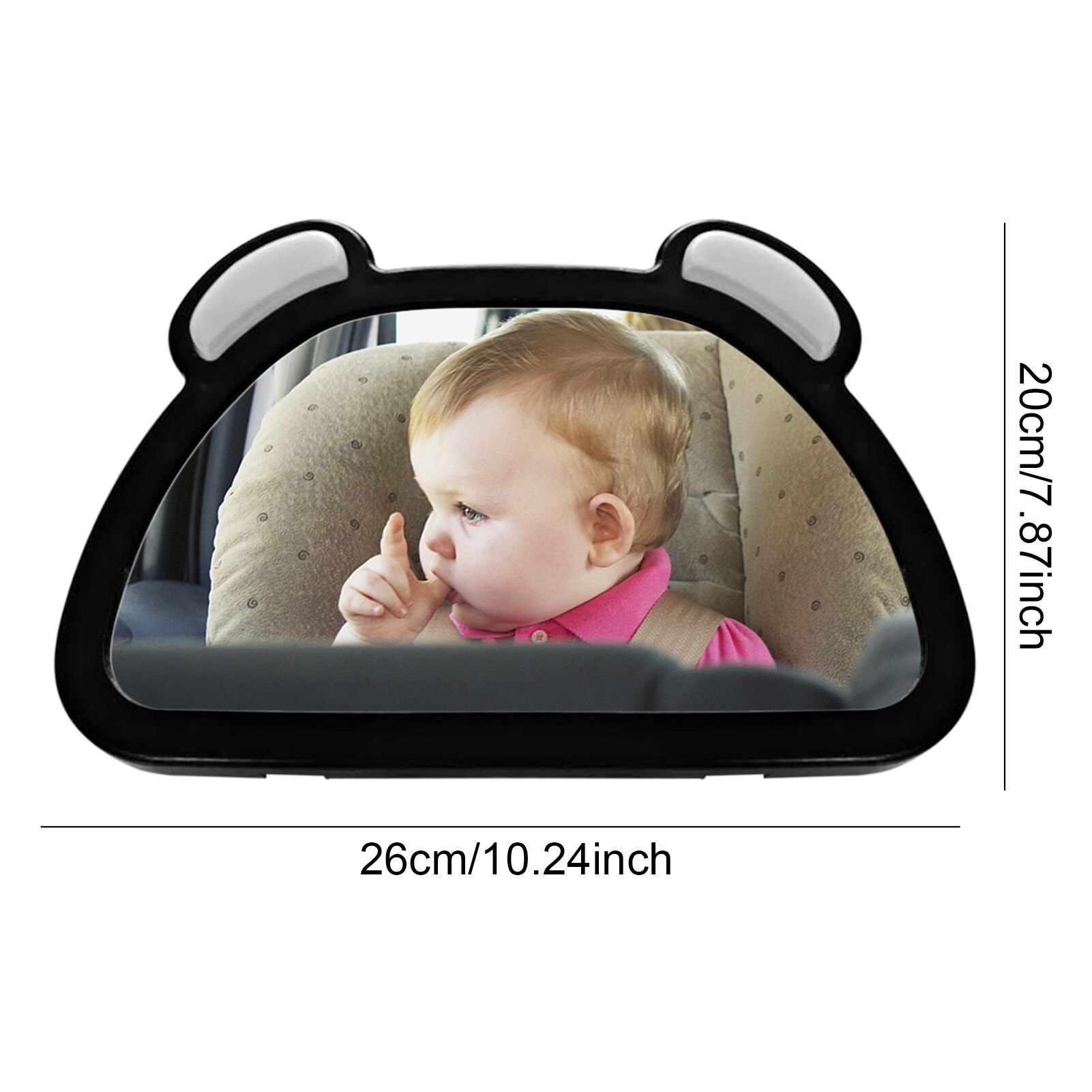 Baby Safety Seat Auxiliary Observation Rear-view Mirror Car Child Observation Rear-view Mirror Comprehensive Adjustable Checker