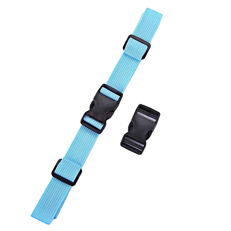 Adjustable Children&#39;s Outdoor Backpack Shoulder Strap Fixed Belt Strap Non-slip Pull Belt Bag Chest Strap: sky blue