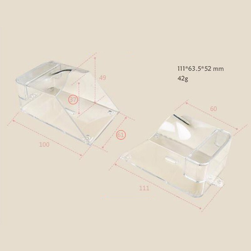 1PC transparent Türklingel Abdeckung Wasserdicht Hause Tür Glocke draussen Regen Abdeckung
