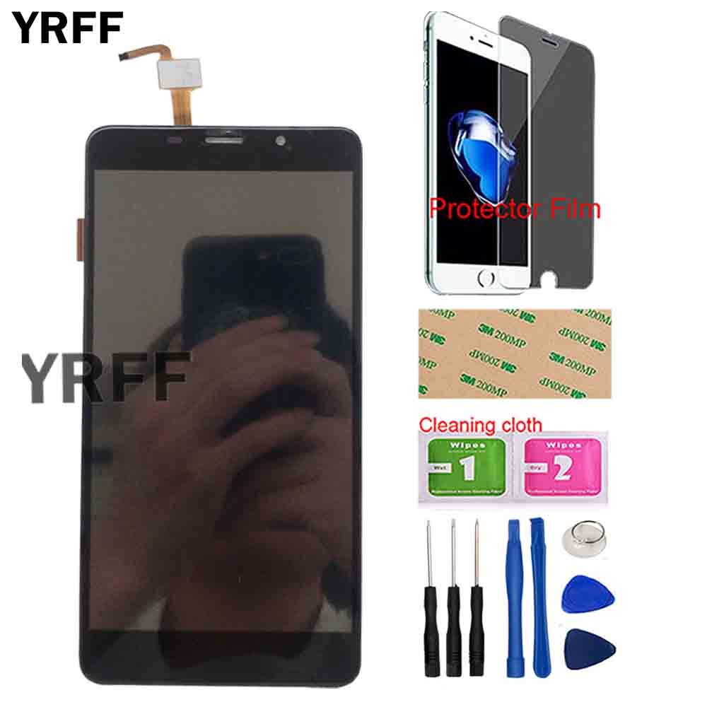 5.7'' LCD Display For Leagoo M8 Leagoo M8 Pro LCD Display and Touch Screen Glass Digitizer Assembly Repair Tools Protector Film: Black