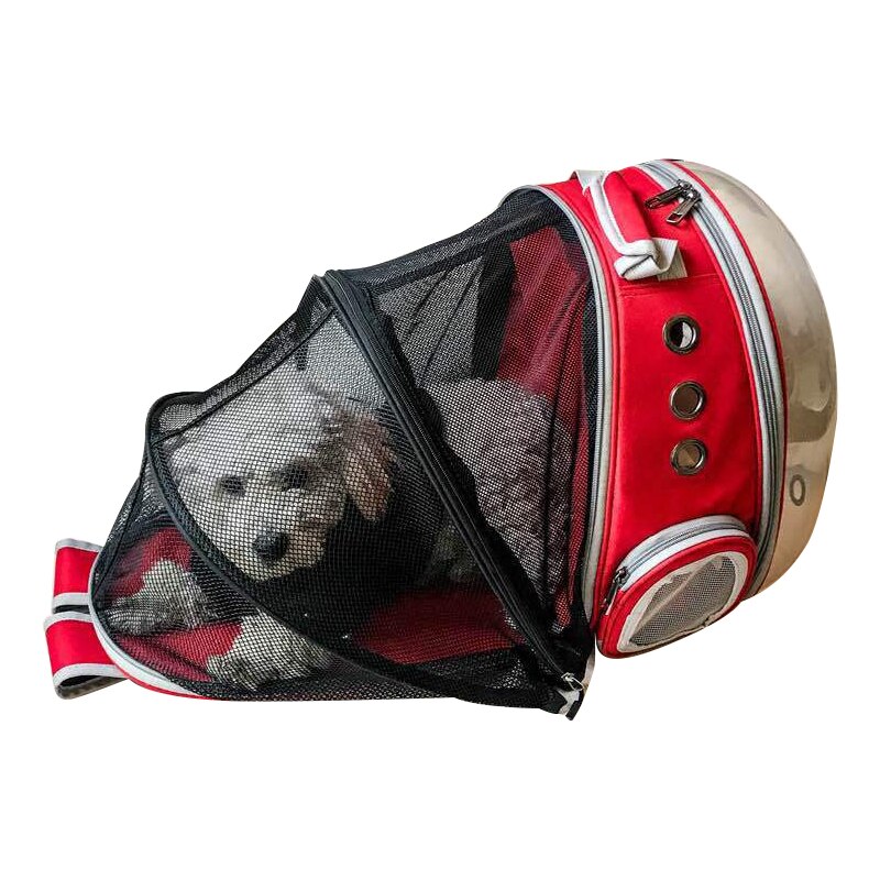 Portable Pet Cat Backpack Outdoor Travel Breathable Capsule Capsule Small Dog Cat Backpack Pet Carry Transparent Backpack