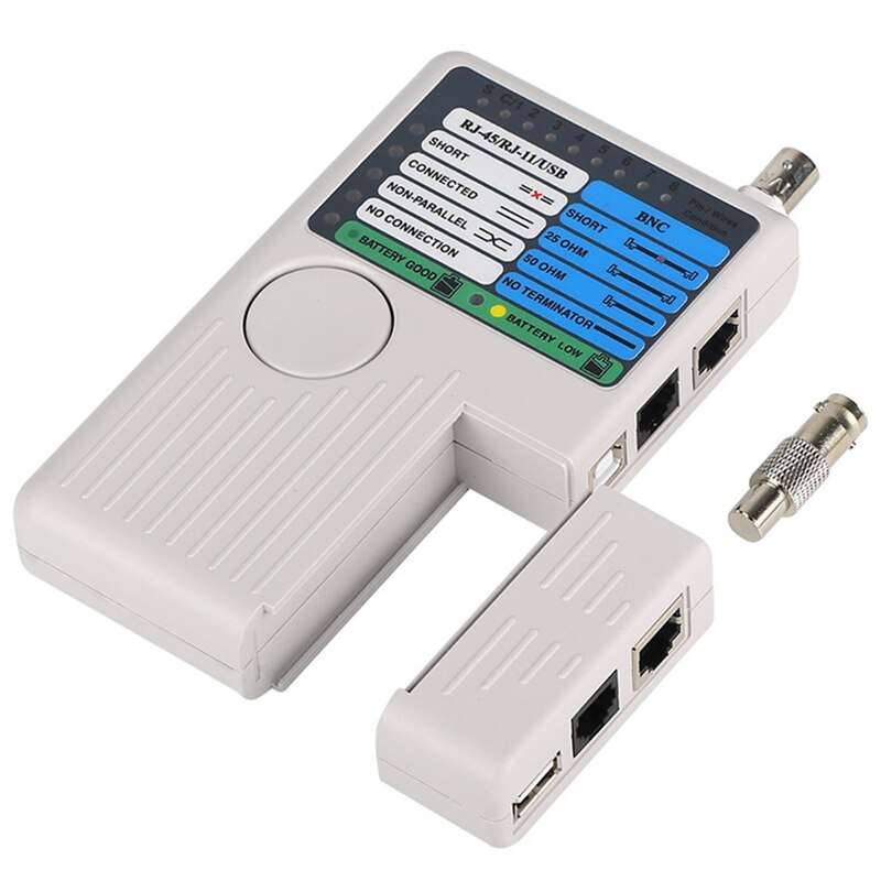 Remote RJ11 RJ45 USB BNC LAN Network Cable Tester for UTP STP LAN Cables Tracker Detector Tool