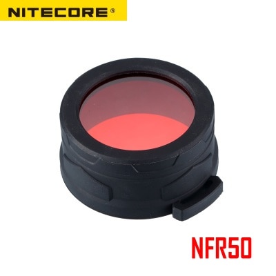 Nitecore NFR50 NFG50 Multicolour Zaklamp Filter 50Mm Geschikt Voor Zaklamp Met Hoofd Van 50Mm