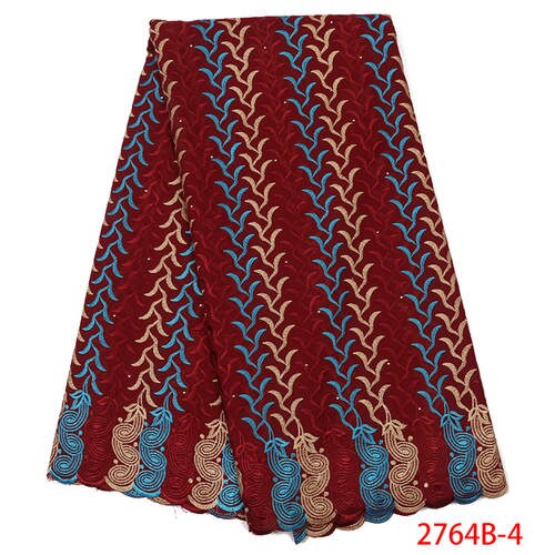 Onion African Swiss Voile Lace Nigerian Lace fabrics Swiss Voile Lace in Switzerland for Dress KS2764B-5: Picture 4