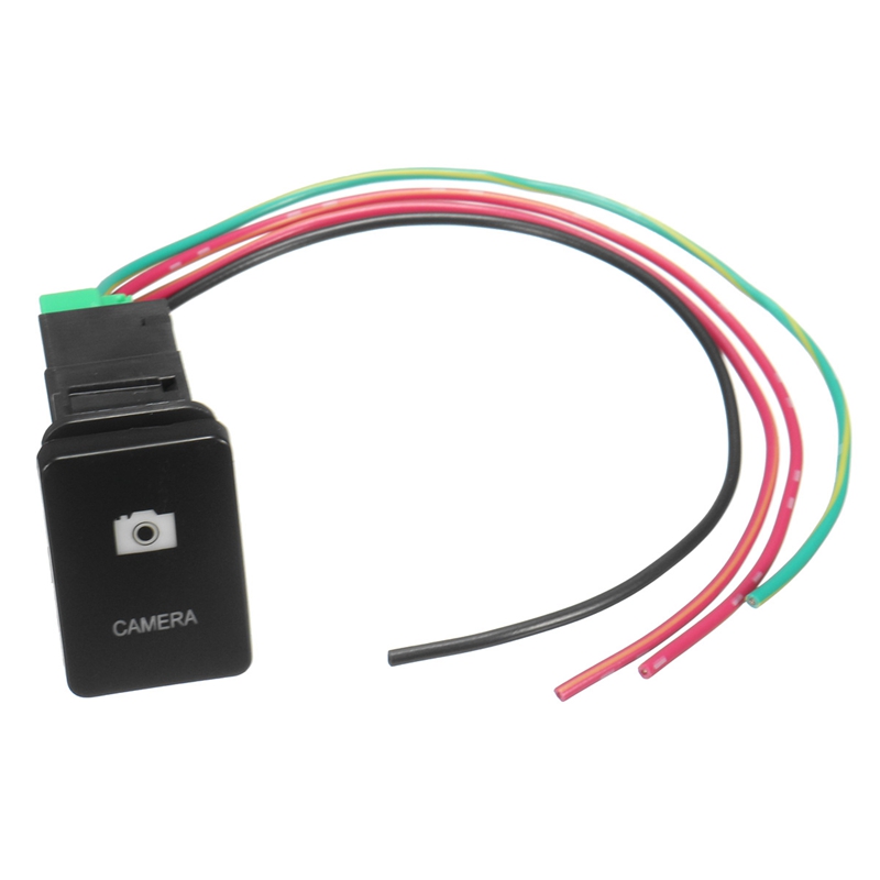 12V Blauwe Led Light Verlichte Schakelaar On/Off 33X22Mm Voor Toyota Landcruiser Yaris RAV4