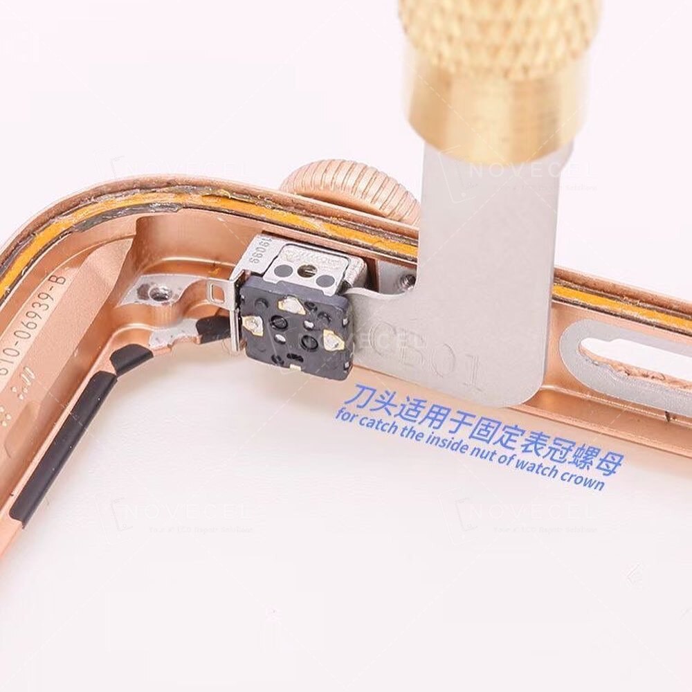 Herramienta de desmontaje de apertura de reloj Mijing CB01 para Apple Watch S1 S2 S3 S4 S4 S6 Kit de reparación de reemplazo de batería de pantalla LCD