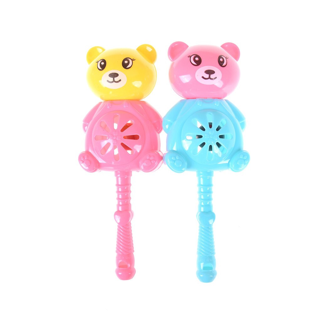 1pc Baby Hand Rattles Multicolor Bear Baby Rattles Baby Toy Newborn Teethers Combination