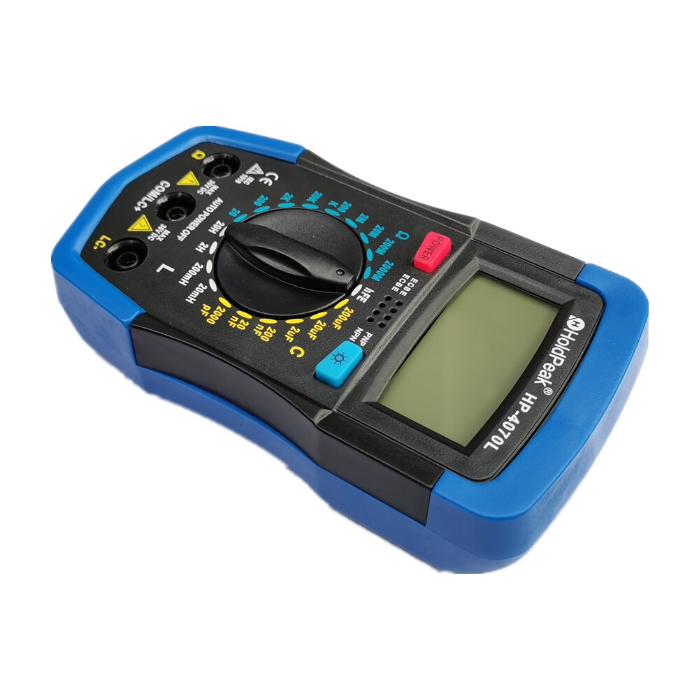 HP-4070L Digital LCR Meter Capacitance Multimeter hFE Test LCD Backlight Repair Tool