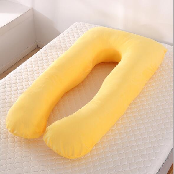 Mamma gravid sovestøttepute barsel multifunksjon u form pute avlastningspute myk 60*110cm yyf 004: Yyf 004e