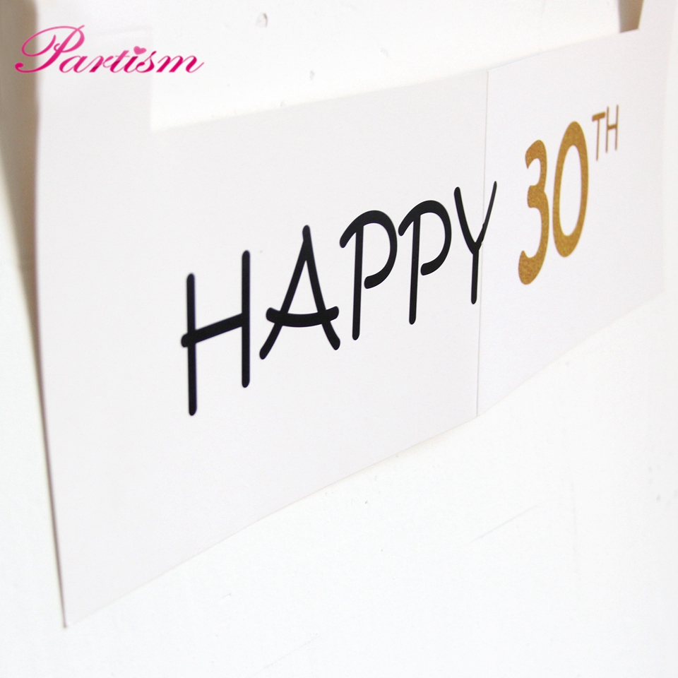 1 Pc 30/40/50 Jaar Fotolijst Happy Birthday Foto Props Diy Bruiloft/Verjaardag Decoratie Partij levert