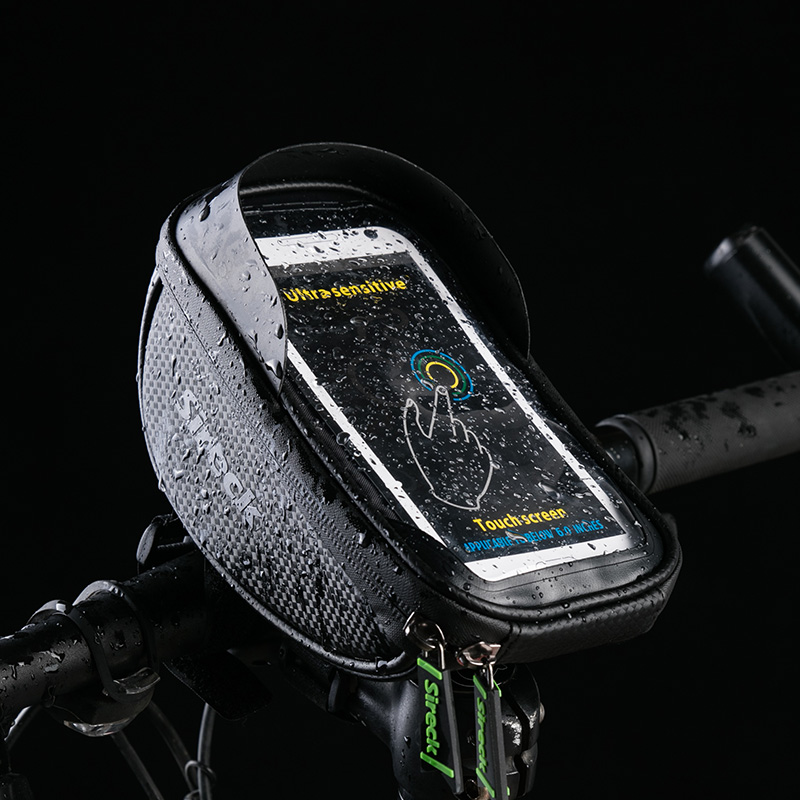 Sireck vandtæt cykeltelefonholder 6.0 tommer cykeltelefonmonteringsstativ cykelstyr smart mobil gps-stativ support