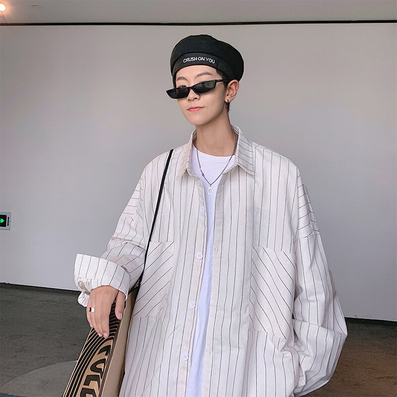 Harajuku Black Loose Sleeve Shirt SD01710