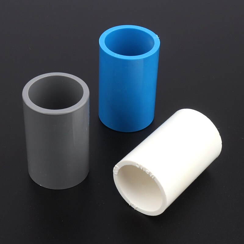 2pcs I.D 20~90mm PVC Straight Connector PVC Pipe Connector Fittings Fish Tank Water Supply Tube 2 Way Joint PVC Quick Connector