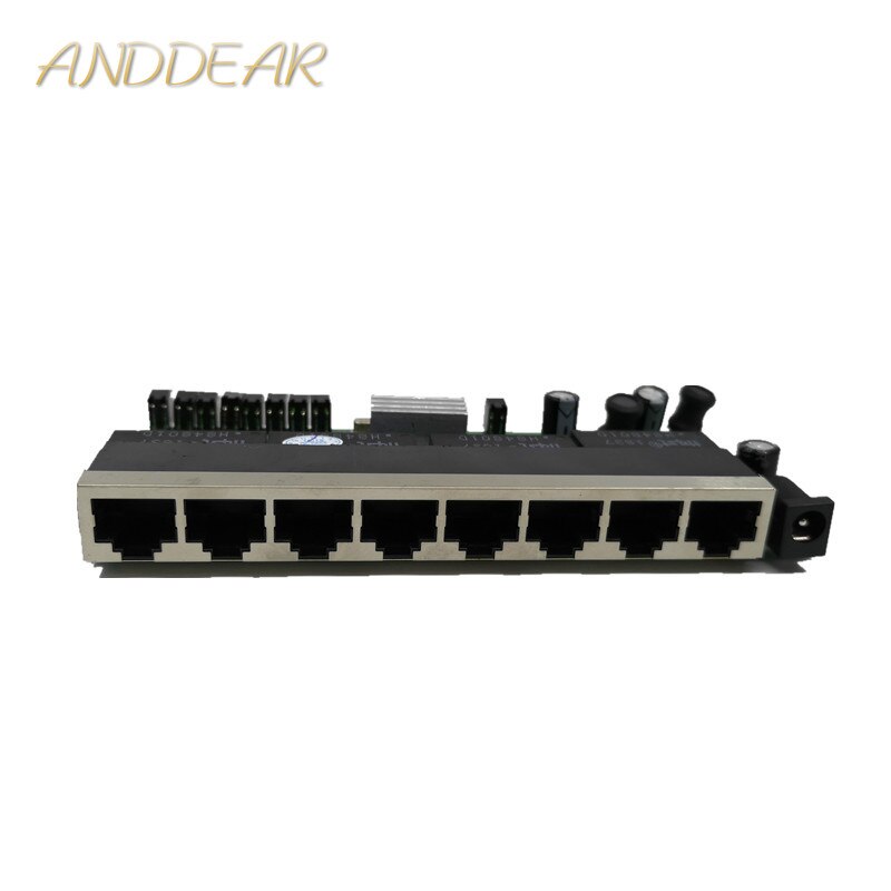 Oem modell 8 havn gigabit bytte om modul skrivebord  rj45 ethernet bytte om modul 10/100/1000 mbps lan hub bytte om modul 8 portas