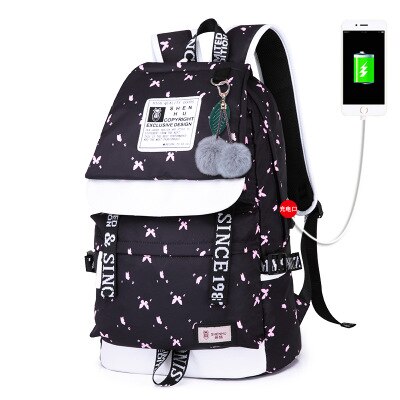 Backpack Women Backpack Nylon Women Shoulder Bag Student School Bag Backbag Mochilas Female Bagpack Rucksack: 9