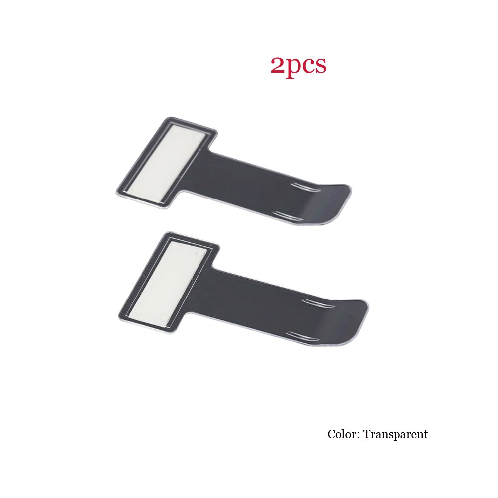 Car Vehicle Parking Ticket Permit Holder Clip Sticker Windscreen Window Fastener Stickers Kit Car Styling Accessories: 2PCS