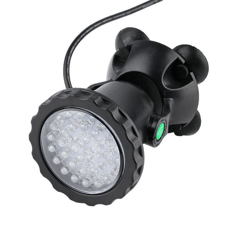 36 LED Submersible Underwater Spot Light for Water Garden Pond Fish tank pool fountain waterproof spotlight-BLUE