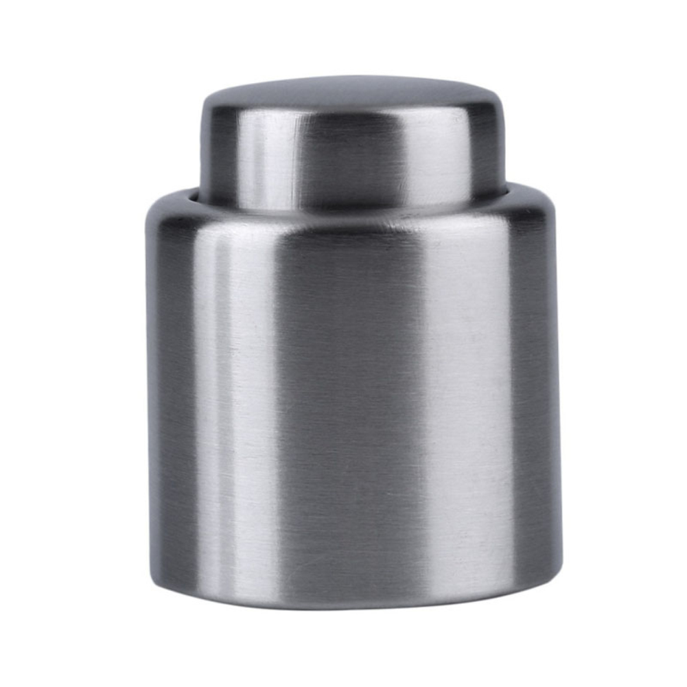 1PCS Barware silver stainless steel wine stopper vacuum protector seal sealant pump wine bottle stopper Kitchen Tools: Default Title