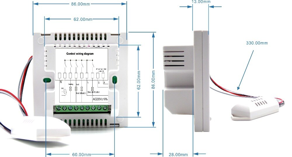 Akıllı sıcaklık kontrolü termostat ev kültürü su tankı ısıtma termostatı kontrol ısıtma kazanı termostatı