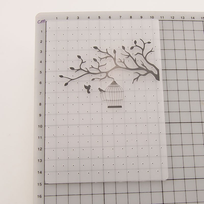 plastic birdcage wreath craft card making paper card album wedding decoration clip Embossing folders