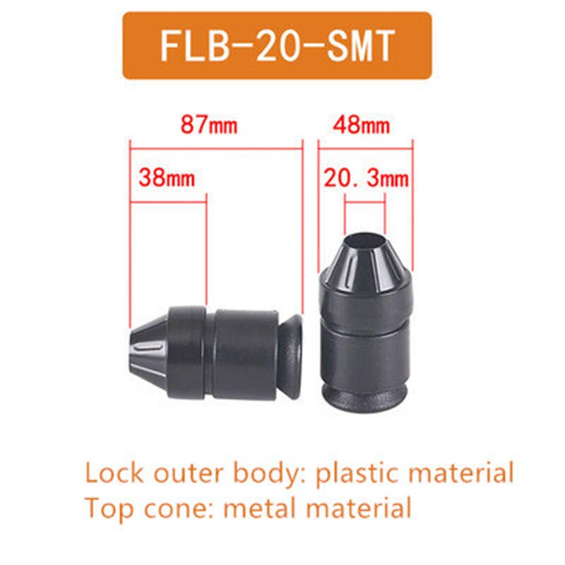 FLB-SRT FLB-SMT Optische As Fast Lock Spindel Lock Top Kegel Hoofd Chuck Vergrendeling Pay-Off Frame Klemm-und Spannelemente: FLB-20-SMT