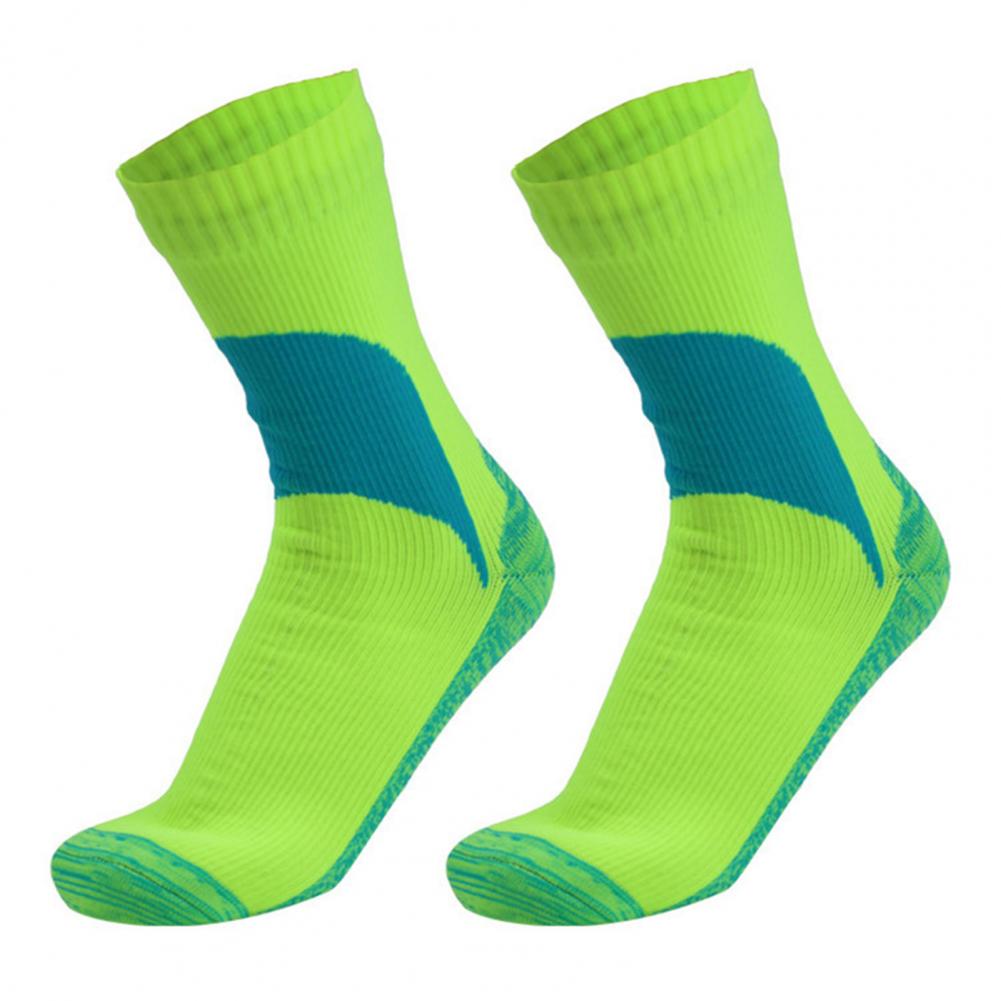 1 Pair Wading Socks Comfortable Waterproof Socks Elastic Cozy Women Men Winter Warm Mid-Tube Socks for Climbing
