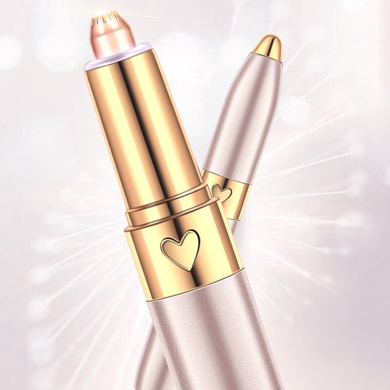 Draagbare, pijnloze usb elektrische wenkbrauwtrimmer, automatische wenkbrauw-epilator voor dames