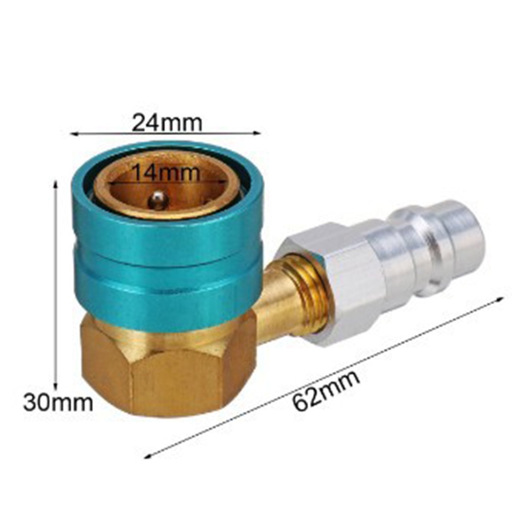 Adapters Car Air-conditioning Installation Coupler Fitting Coupler Adapters R1234YF To R134a Low Side Quick Coupler