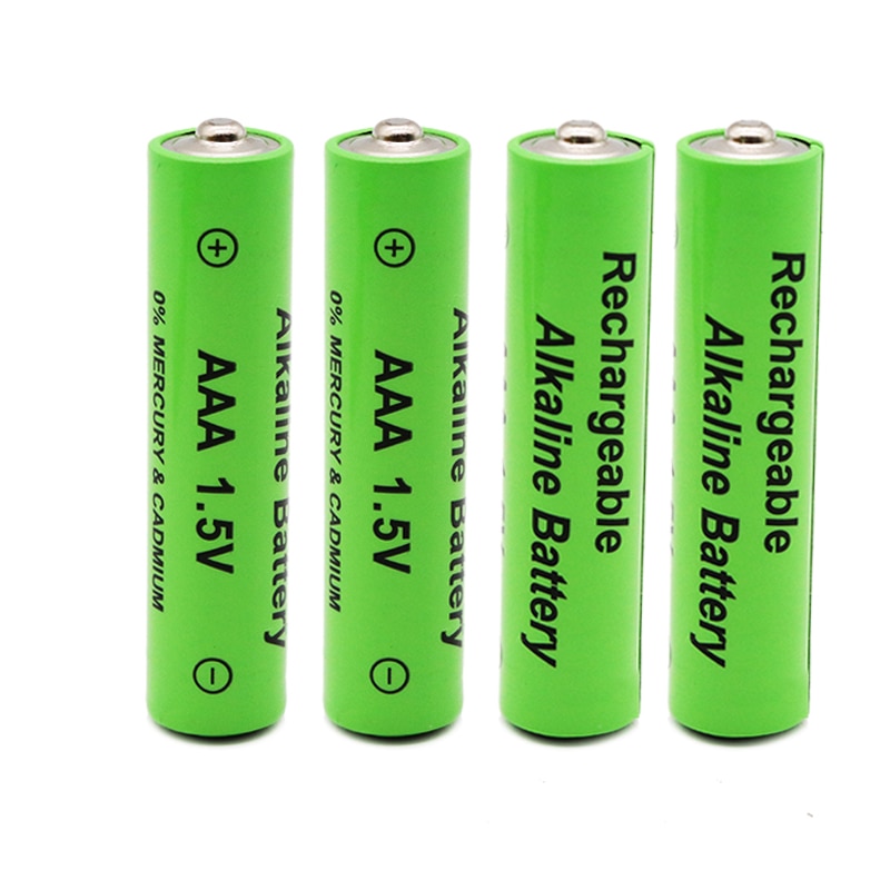 AA + AAA 100% 1,5 V AA AAA Batería alcalina recargable 2100-3000mAh antorcha relojes de juguete MP3 reproductor reemplazar batería Ni-MH