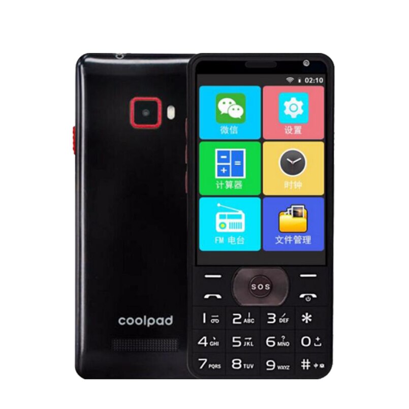 Coolpad c558 4g smartphone 1gb ram 8gb rom 3.5 polegada dupla sim 1800mah 2mp câmera traseira cpu mtk6739 celular: Red