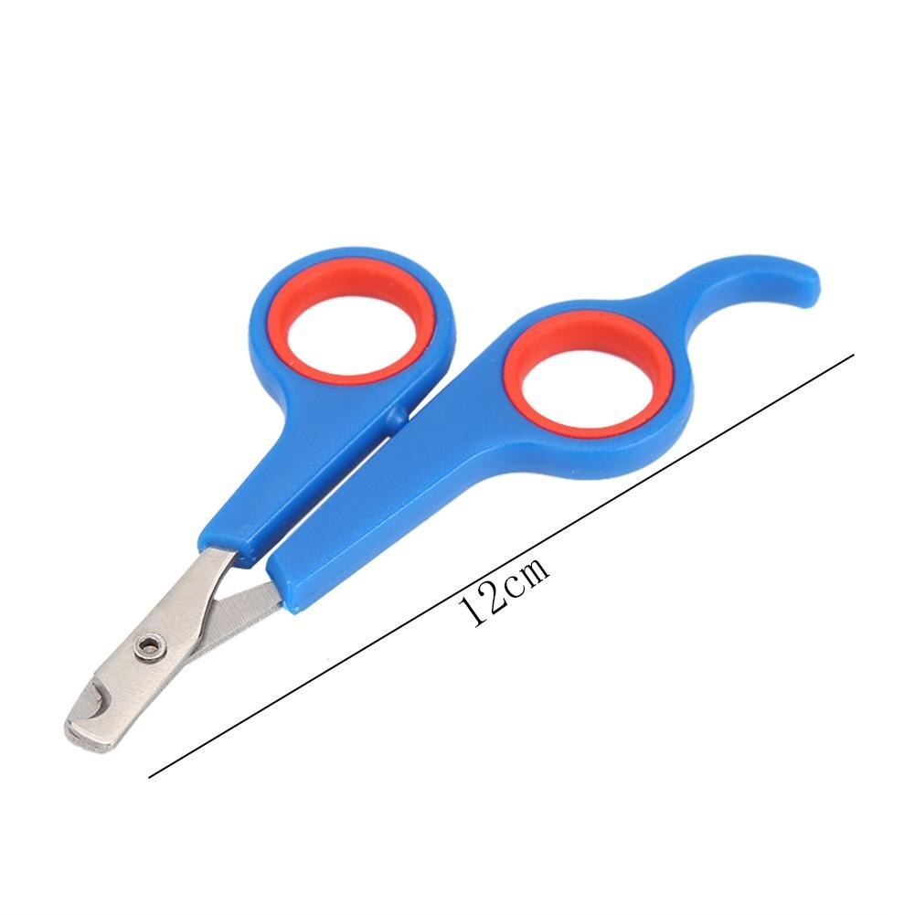 Pet Nail Toe Clipper Scissors Dog Cat Claw Grooming Trimmer Pet Nail Toe Clippers Animal Claws Scissor Stainless Steel Cut: Blue