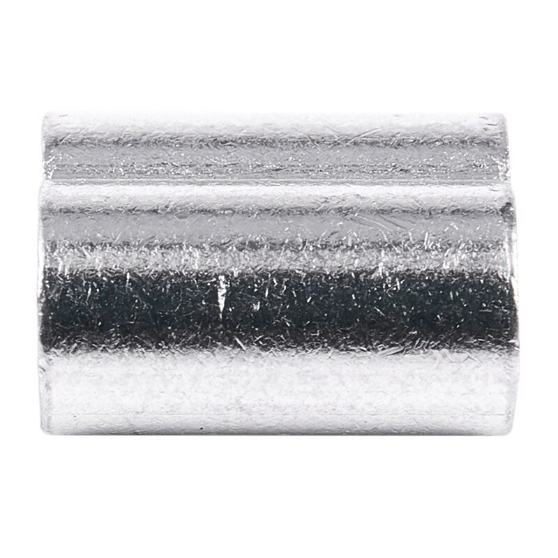 100 stk 1/16- tommer wire reb aluminium ærmer klip fittings kabel krymper & 100 stk 2.5mm