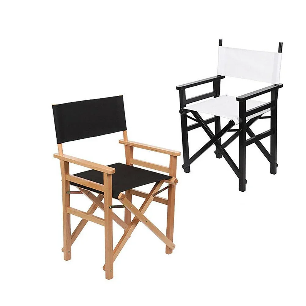 Kit de fundas de asiento de silla lavables, reemplazo de asiento de silla de Director, cubierta de lona con palo, accesorios para acampar al aire libre, pesca funda sillas jardín funda silla director fundas de asiento