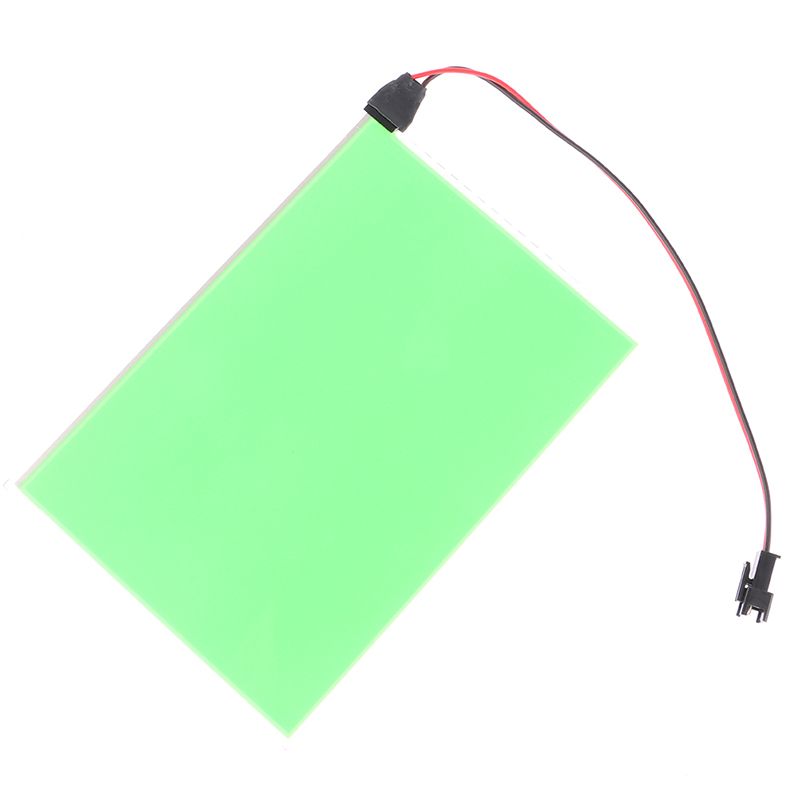 Panel-Hintergrundbeleuchtung, LED-Leuchte, 15 x 13,5 cm, Panel-Hintergrundbeleuchtung, LED-Elektrolumineszenz-El-Hintergrundbeleuchtung mit DC12V-Wechselrichter: Silber